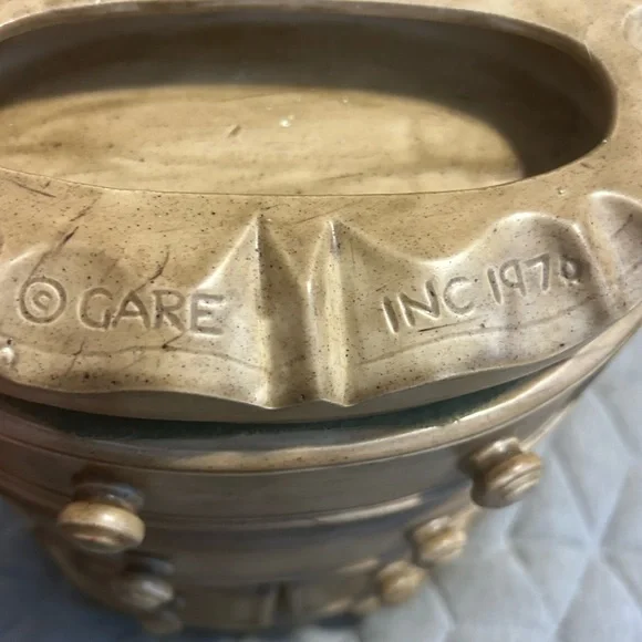 Vintage Rare Ceramic Jewelry Box